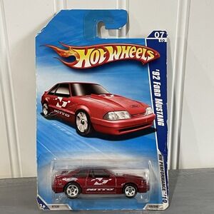 2010 Hot Wheels Performance - '92 Ford Mustang - Nitto Red New‎ In Package